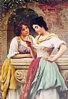 Eugene de Blaas Shared Correspondance painting